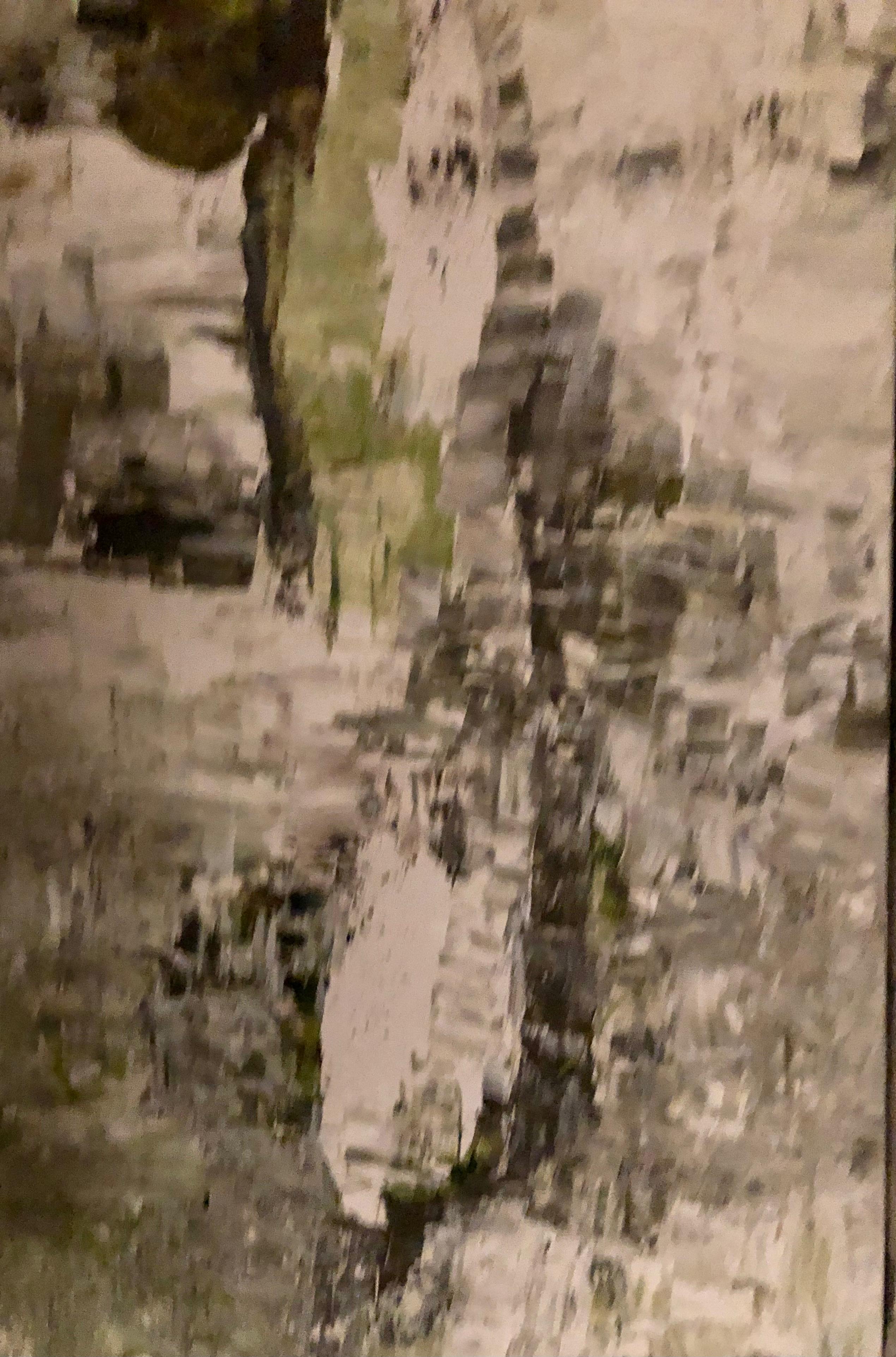 Bruchkante — Relief und Ruhe. Mixed Media Strukturkunst von Vivien Kunte, 2026.